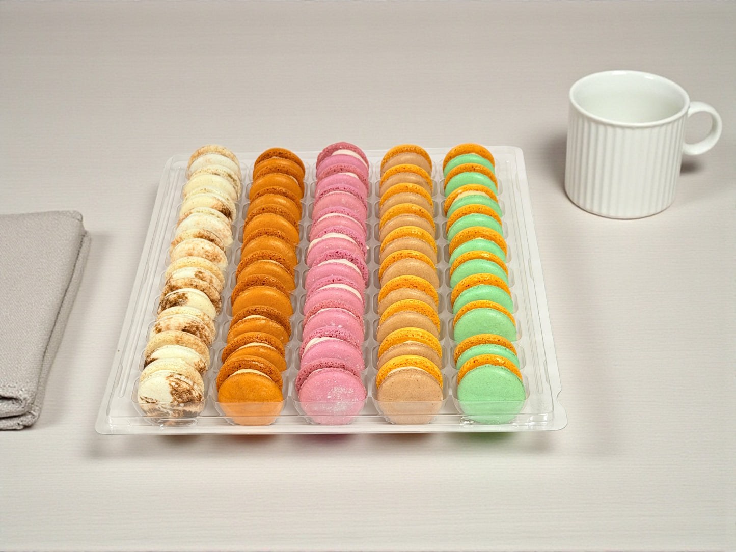 Fall Macaron Variety Pack – 50 French Macarons (10 Each Flavor)