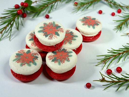 Poinsettia Joy | Christmas Macaron Gift Set Value Pack