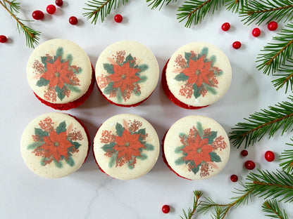 Poinsettia Joy | Christmas Macaron Gift Set Value Pack