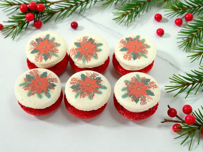 Poinsettia Joy | Christmas Macaron Gift Set Value Pack
