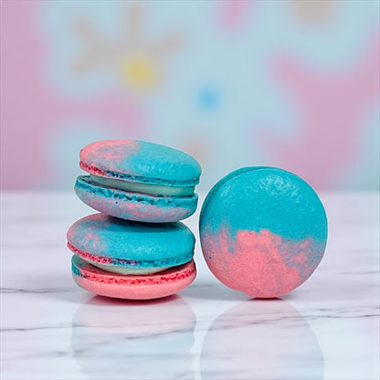 Blue Raspberry Vegan Macarons