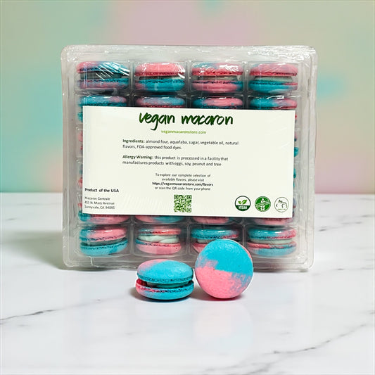 Wholesale Blue Raspberry Macarons | Available in 24 & 48 Pack