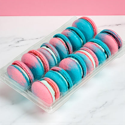 Blue Raspberry Vegan Macarons