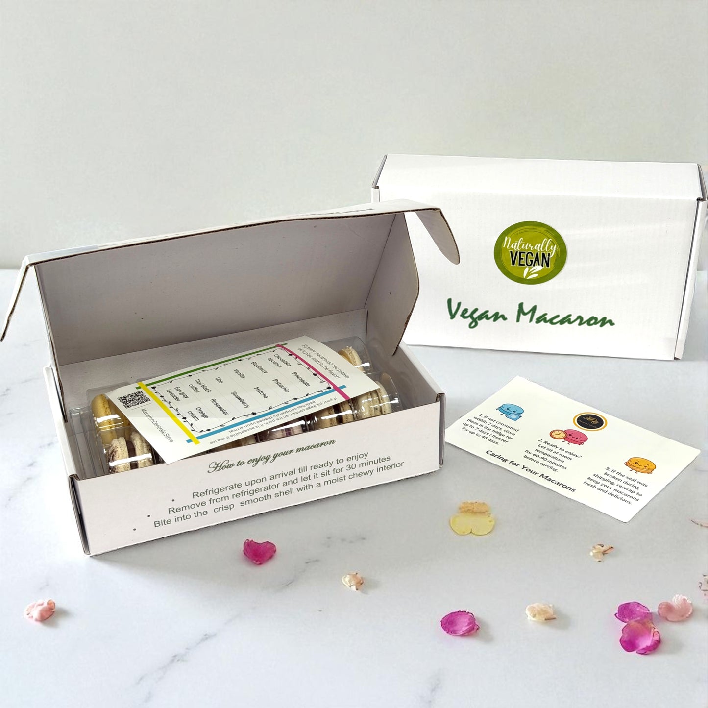 12 Naturally Vegan Surprise Me Assortment Macaron Set