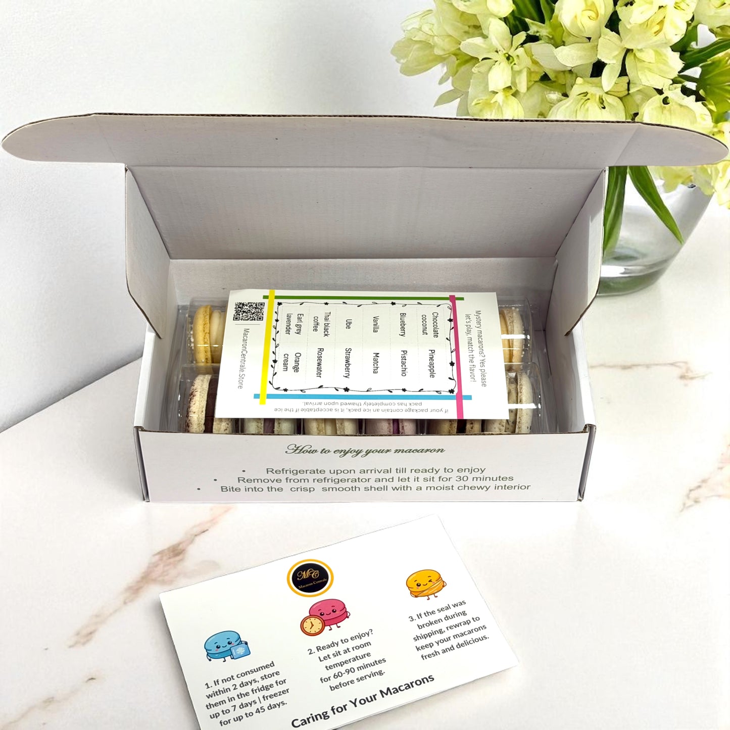 12 Naturally Vegan Surprise Me Assortment Macaron Set