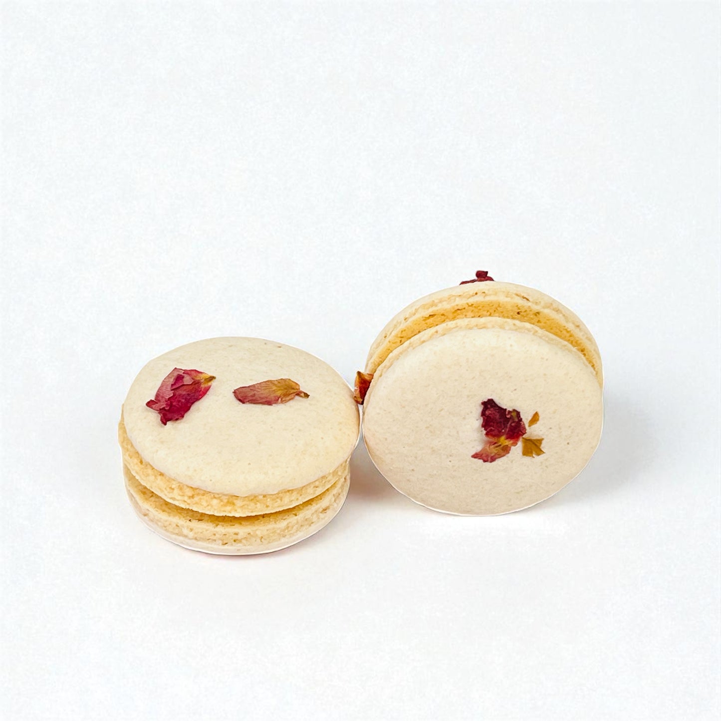 🌸 Naturally Vegan Rosewater Macarons