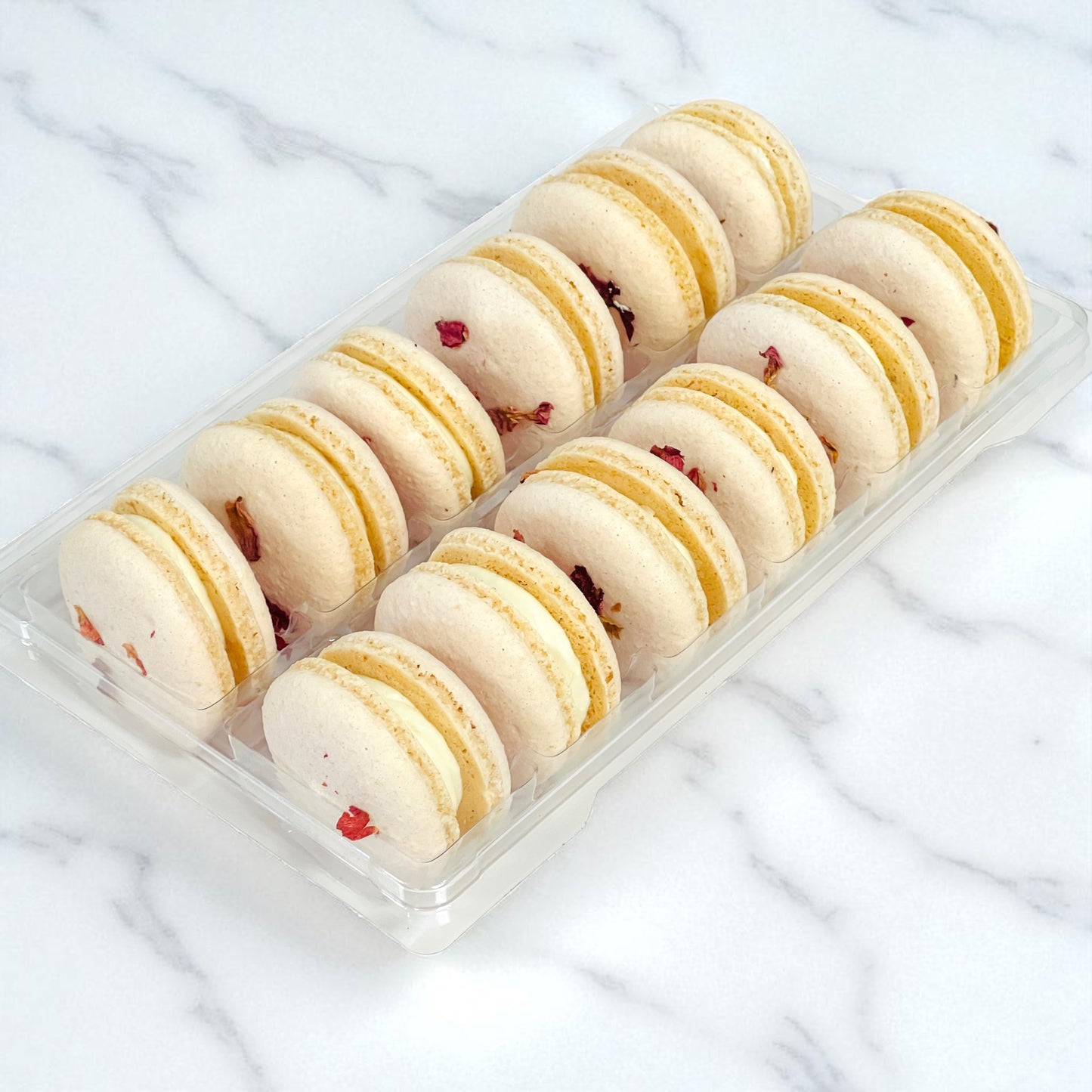 🌸 Naturally Vegan Rosewater Macarons
