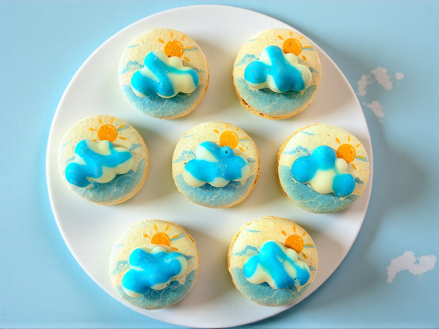 ☁️ Little Clouds & Sunshine Macarons 🌤️