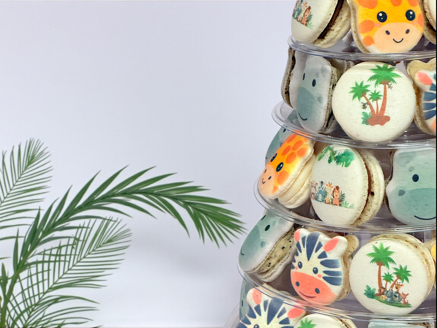 The Ultimate Safari Friends Macaron Tower - Macaron Tower Included