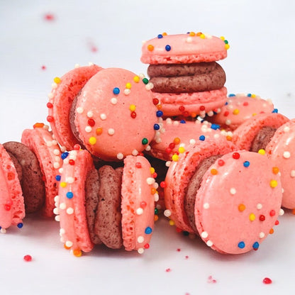 Acai Mini Macarons  - Perfect for Decorating Cupcakes, Cakes, Ice Cream, and More - Macaron Centrale16 Pack