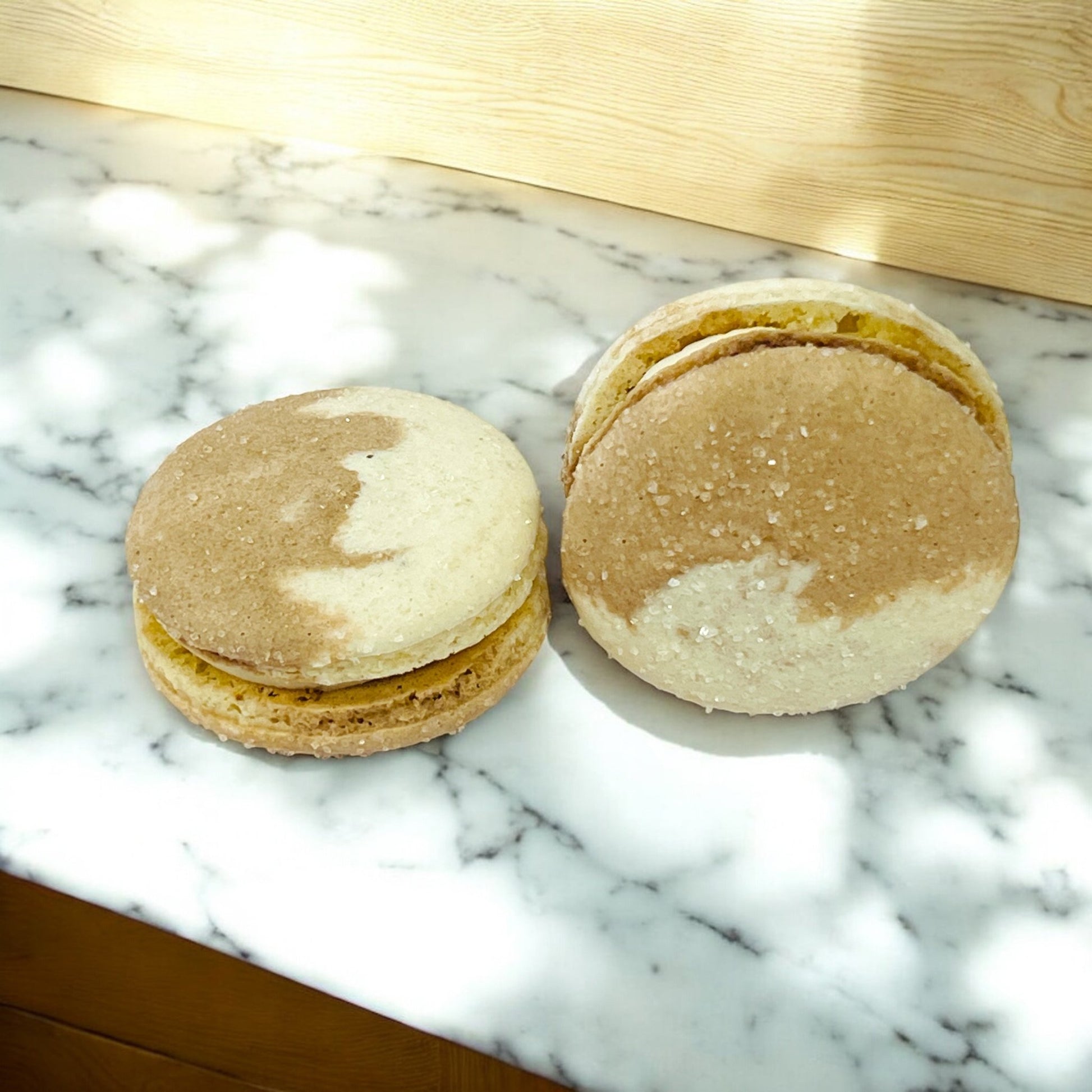 All Natural Vermont Maple Vegan Macarons | Available in 4 & 12 Pack - Macaron Centrale4 Pack