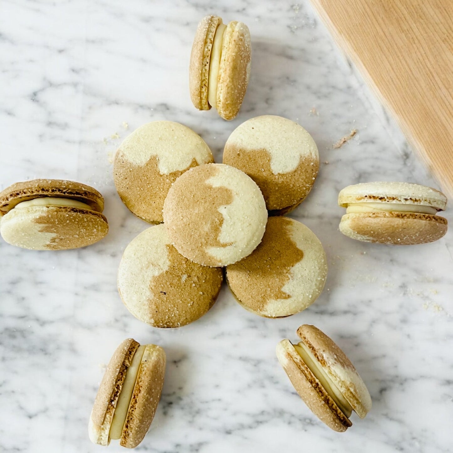All Natural Vermont Maple Vegan Macarons | Available in 4 & 12 Pack - Macaron Centrale4 Pack