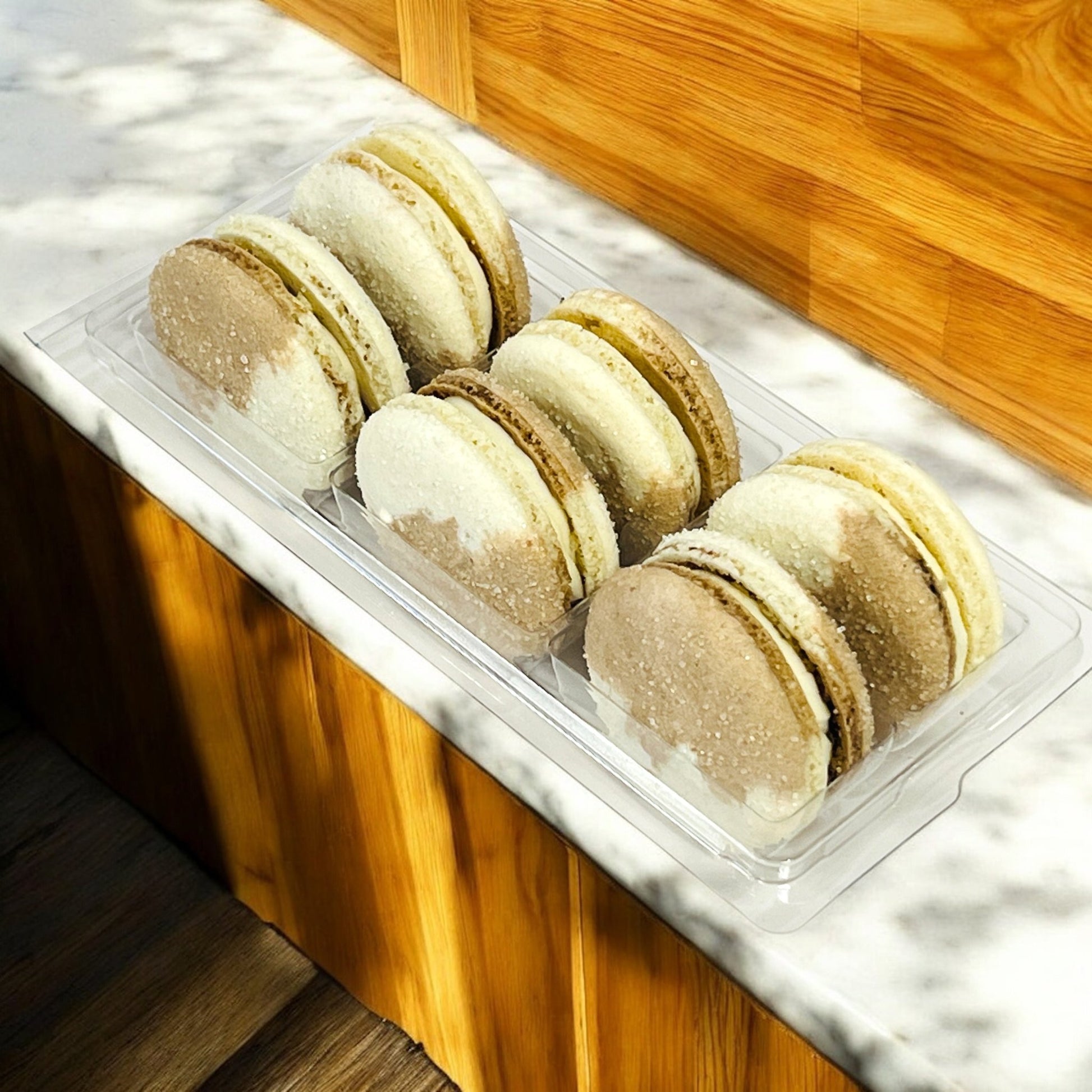 All Natural Vermont Maple Vegan Macarons | Available in 4 & 12 Pack - Macaron Centrale4 Pack