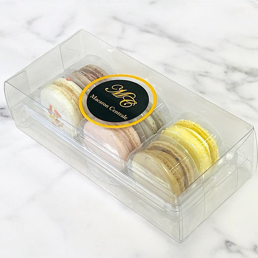 Assorted All - Natural Vegan Macarons – A Colorful Delight - Macaron Centrale4 Pack