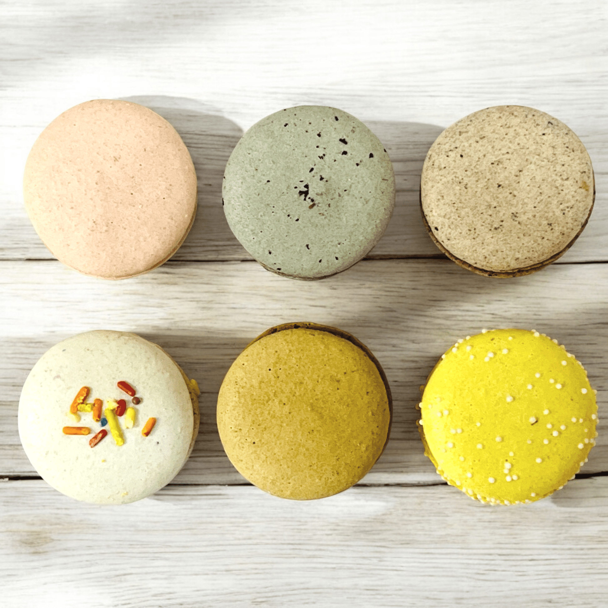 Assorted All - Natural Vegan Macarons – A Colorful Delight - Macaron Centrale4 Pack
