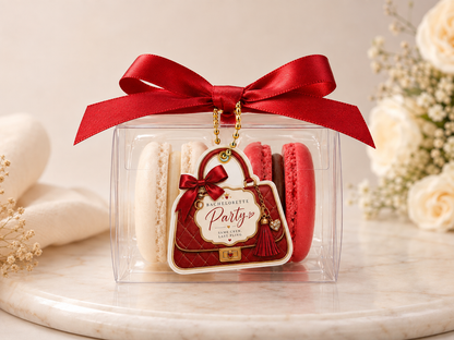 Last Fling Luxe French Macaron Favors | 2 Macaron Favor