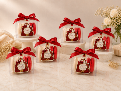 Last Fling Luxe French Macaron Favors | 2 Macaron Favor