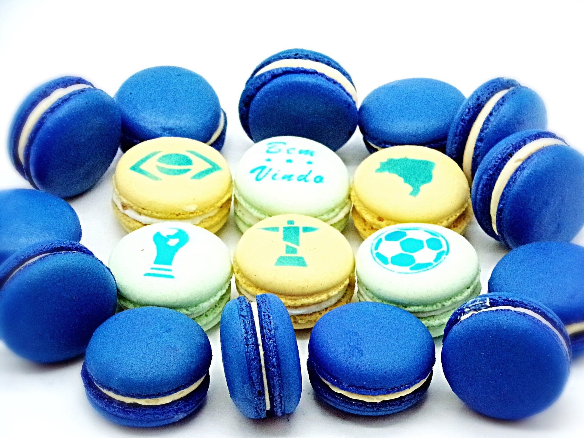 Bem - Vindo Brazil French Macarons Set | Handmade & Free Shipping - Macaron Centrale6 Pack