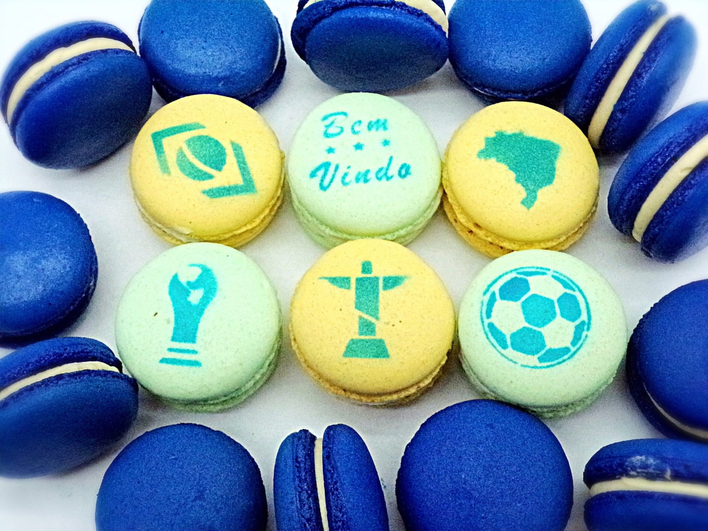 Bem - Vindo Brazil French Macarons Set | Handmade & Free Shipping - Macaron Centrale6 Pack