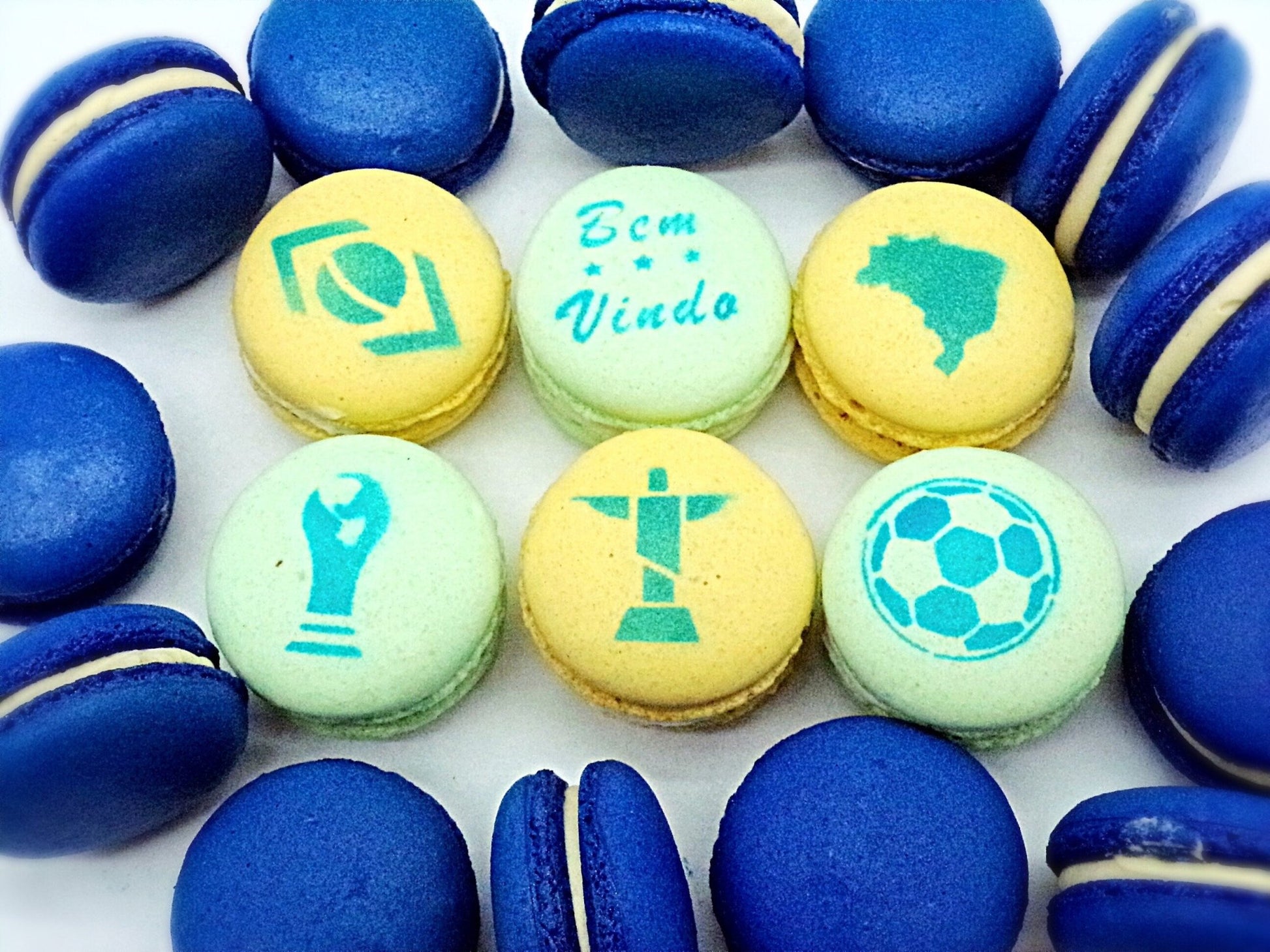 Bem - Vindo Brazil French Macarons Set | Handmade & Free Shipping - Macaron Centrale6 Pack