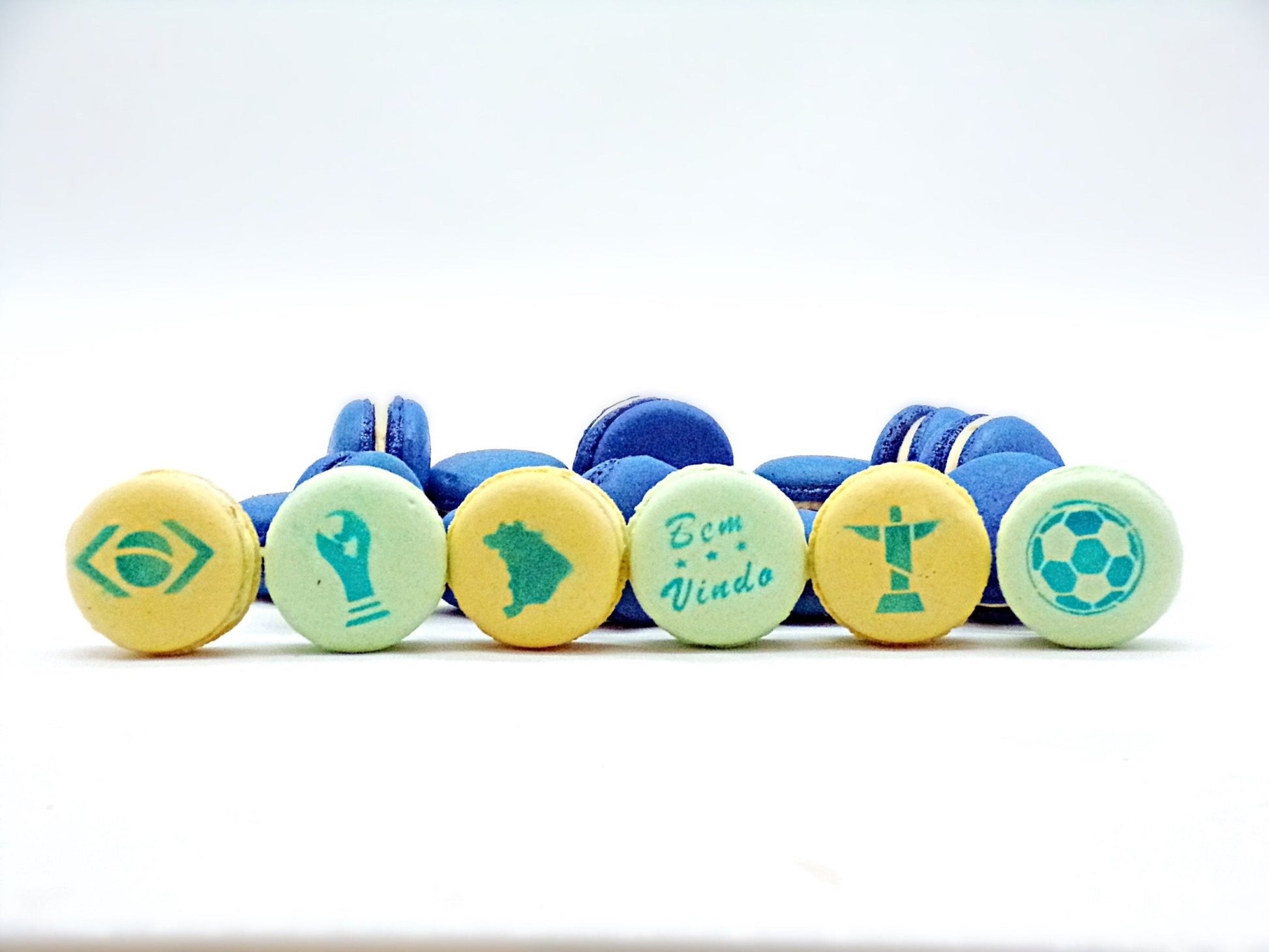 Bem - Vindo Brazil French Macarons Set | Handmade & Free Shipping - Macaron Centrale6 Pack