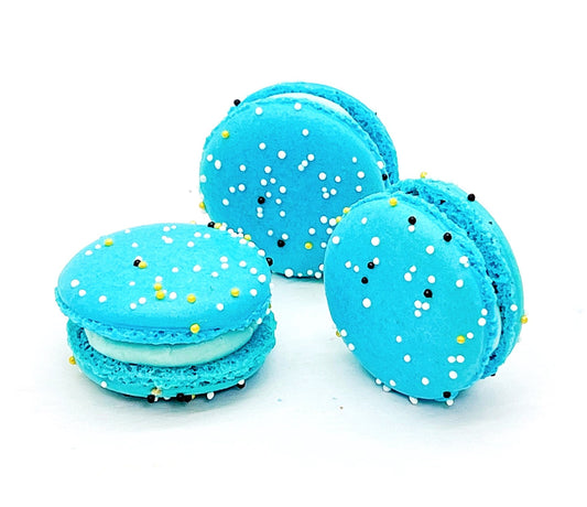 Blueberry Milk Jam French Macaron | Available in 6, 12 & 24 - Macaron Centrale6 Pack