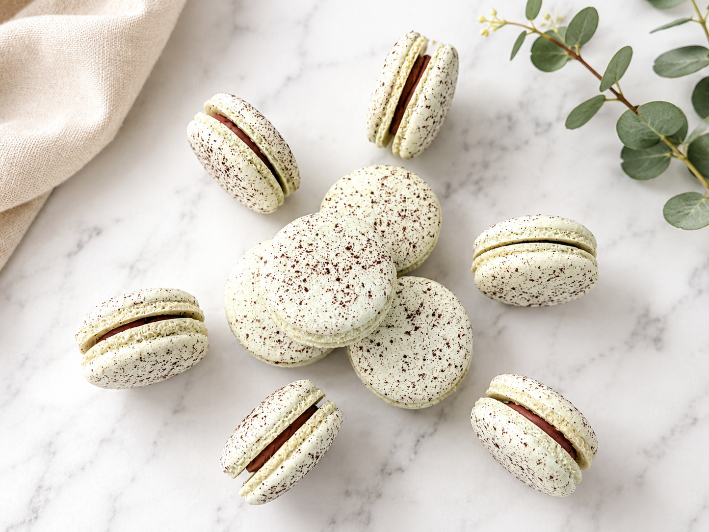 All Natural Vegan Blueberry Grape French Macarons | Available in 4 & 12 Pack