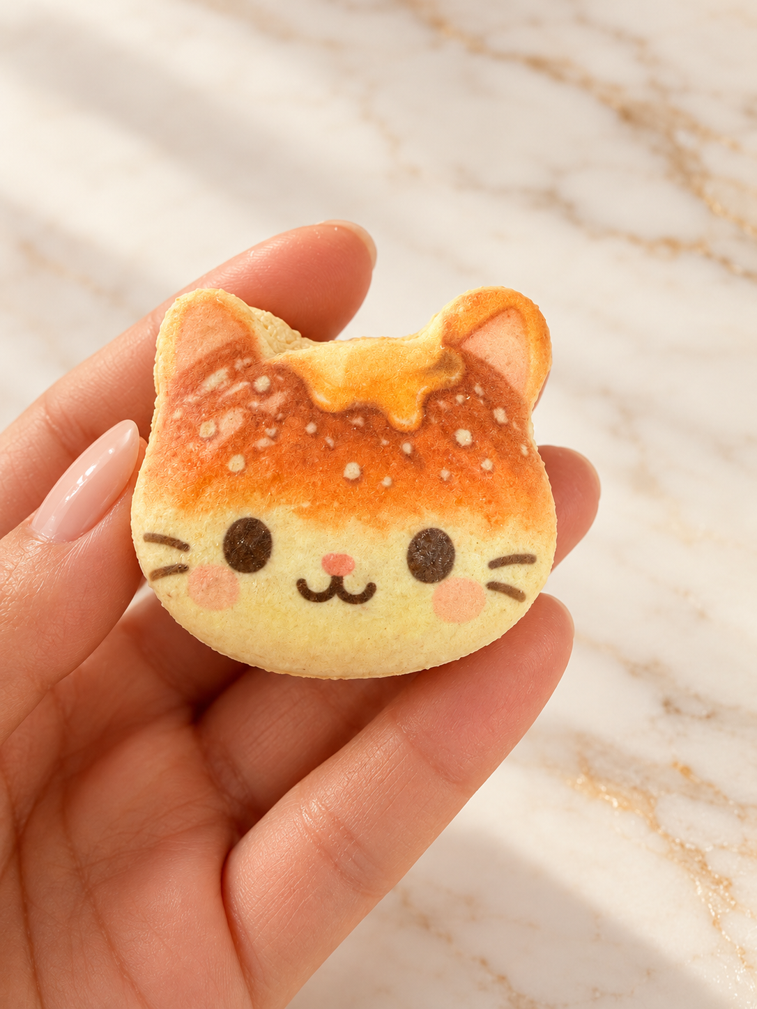 Purrfectly Thankful – Thanksgiving Kitty French Macarons