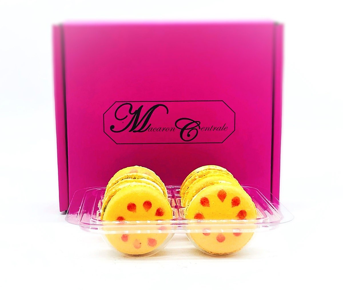 Cantaloupe Macarons | Ideal for celebratory events. - Macaron Centrale6 Pack