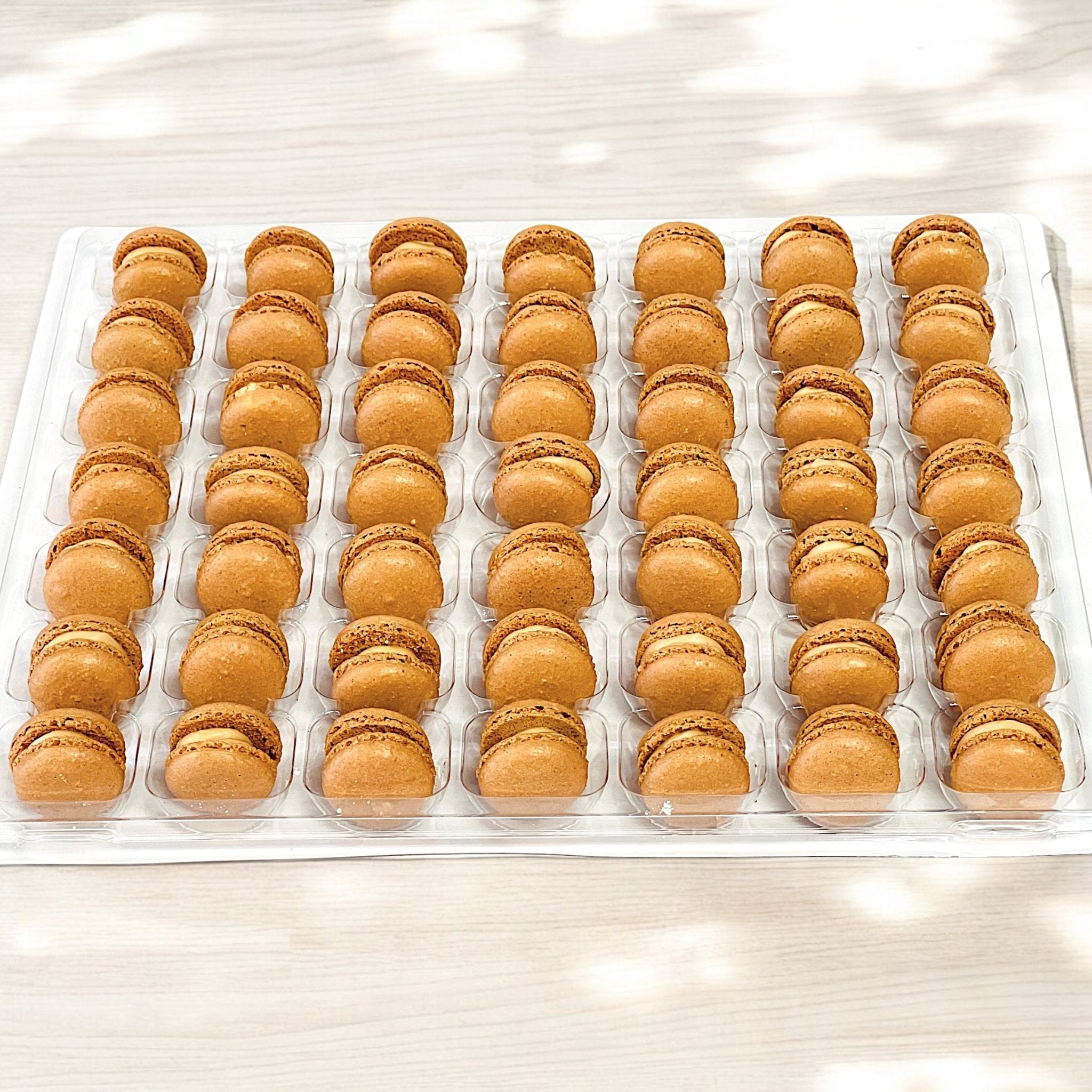 Caramel Mini Macarons - Perfect for Decorating Cupcakes, Cakes, Ice ...