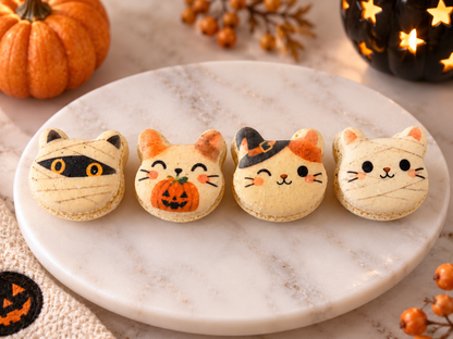 Meowgical Halloween Macaron Set