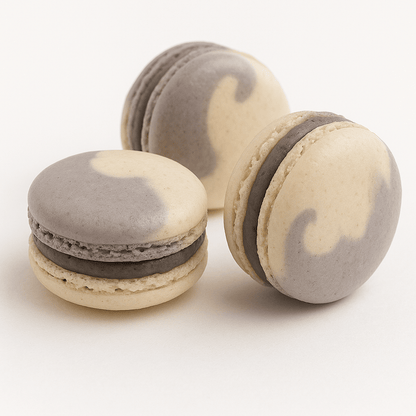 Chocolate Espresso Caramel Macarons (6 Pack) | Ideal for celebratory events. - Macaron Centrale