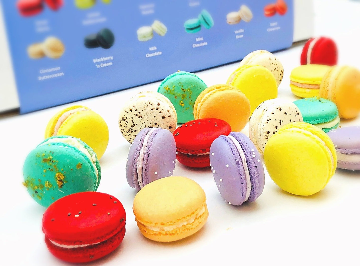 Choose Your Own French Macarons Available in 48 & 96 Pack - Macaron Centrale48 Pack