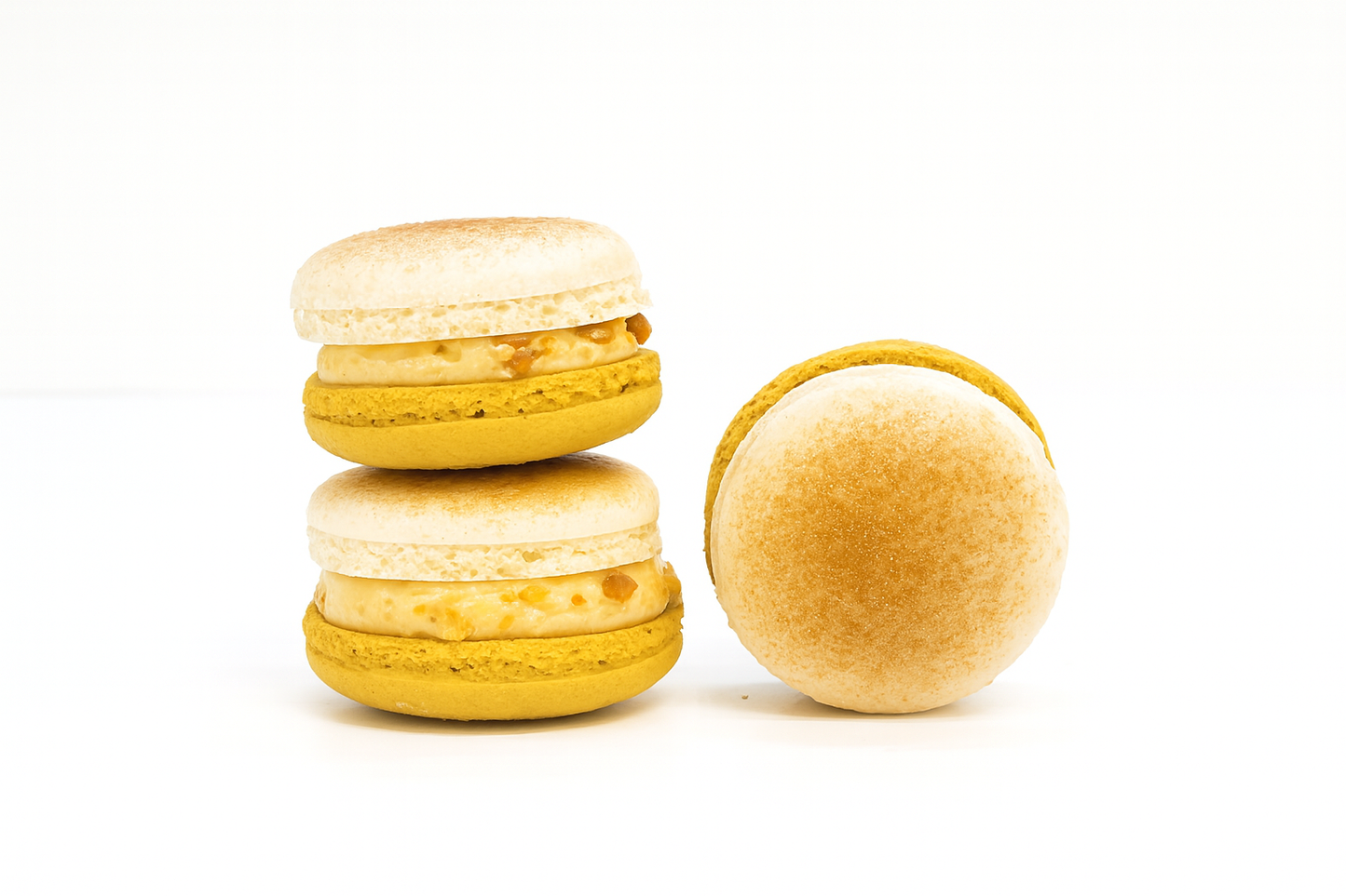 Pecan Crème Brûlée Vegan Macarons
