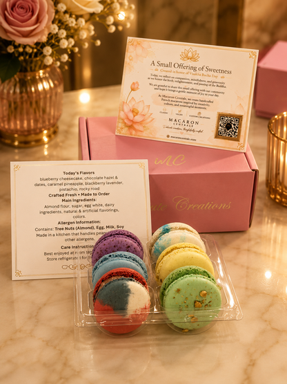 Customized Event Macaron Gift Box – 6 Pack