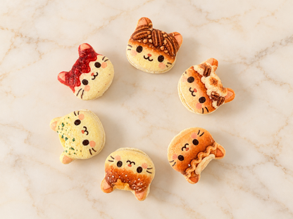 Purrfectly Thankful – Thanksgiving Kitty French Macarons