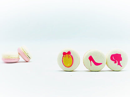 French Macaron Barbie Girl Set | Available in 6 or 12 Pack - Macaron Centrale6 pack