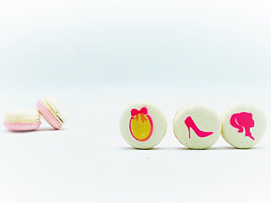 French Macaron Barbie Girl Set | Available in 6 or 12 Pack - Macaron Centrale6 pack