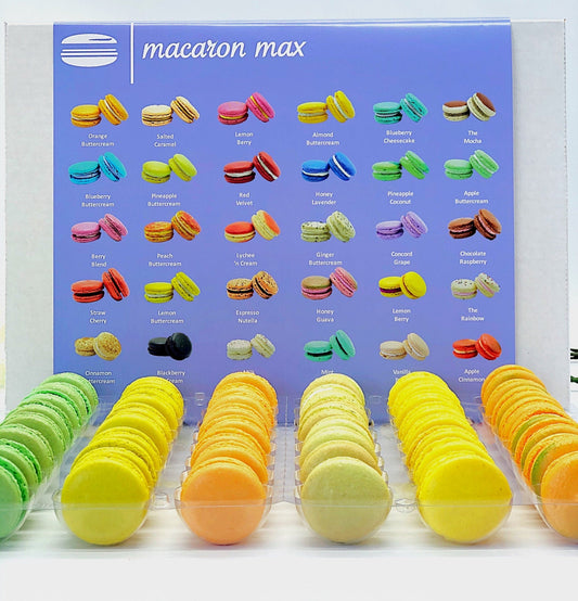 French Macarons | Dulcet Macaron Set | Available in 48 and 96 Pack - Macaron Centrale48 Pack