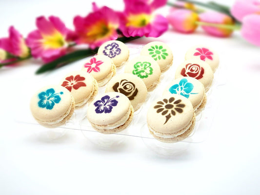 Gluten free macarons. Assorted flower macarons. | perfect for any celebratory occasions. - Macaron CentraleAssorted12 pack