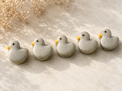 Garden Friends Ducklings French Macarons – Grey Duck Edition.