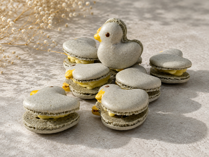 Garden Friends Ducklings French Macarons – Grey Duck Edition.