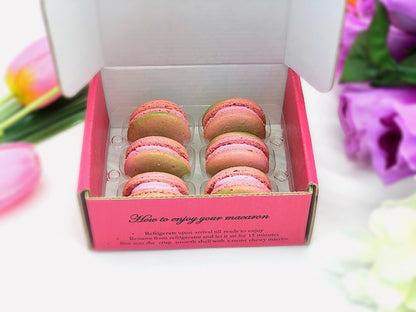Guava Macarons | Perfect for any celebratory events. - Macaron Centrale6 pack