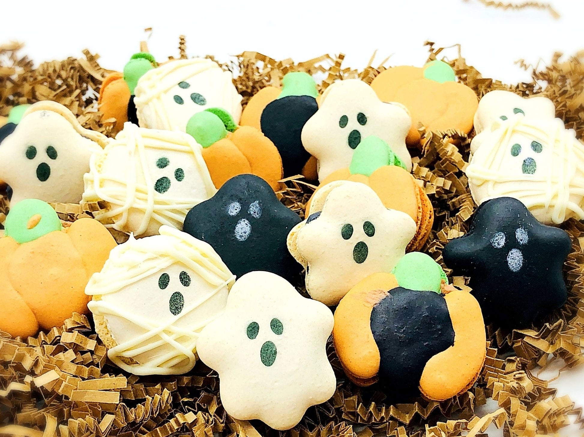 Halloween French Macaron 24 Pack Set - Macaron Centrale