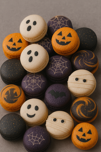 Ultimate Ghostly Delights Macaron Tower – Darkly Enchanted! - Macaron Tower Included