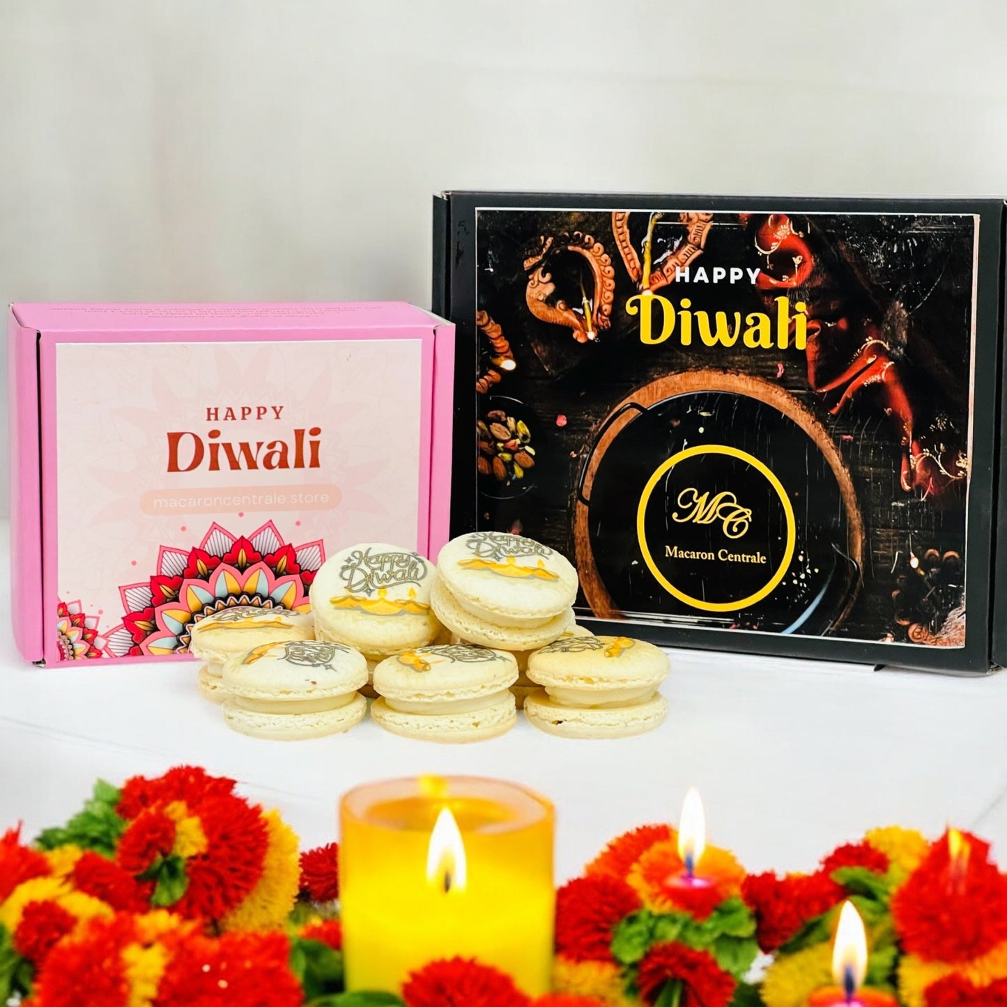 Happy Diwali Macarons - Macaron CentraleDiwali6 pack