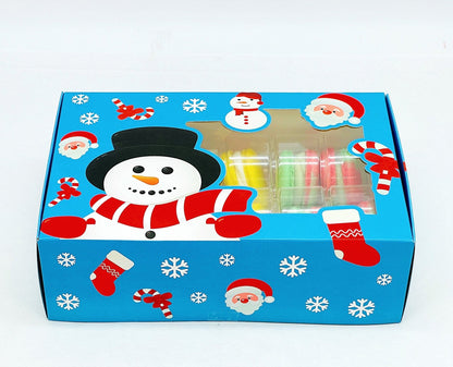Holiday Gift Box Surprise Me! 12 Pack Vegan French Macarons Set | Dairy Free | 12 Different Flavors of Fun! - Macaron Centrale