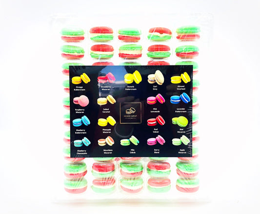 50 Pack Apple Caramel  French Macaron Value Pack