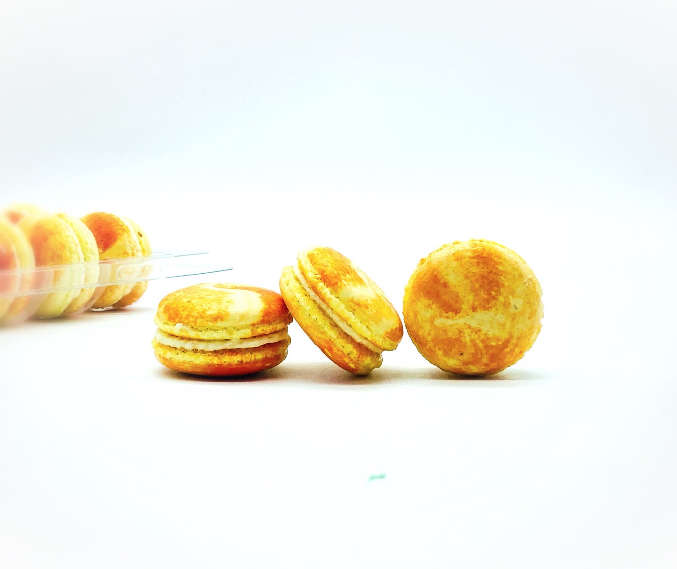 50 Pack Peach'n Cream  French Macaron Value Pack