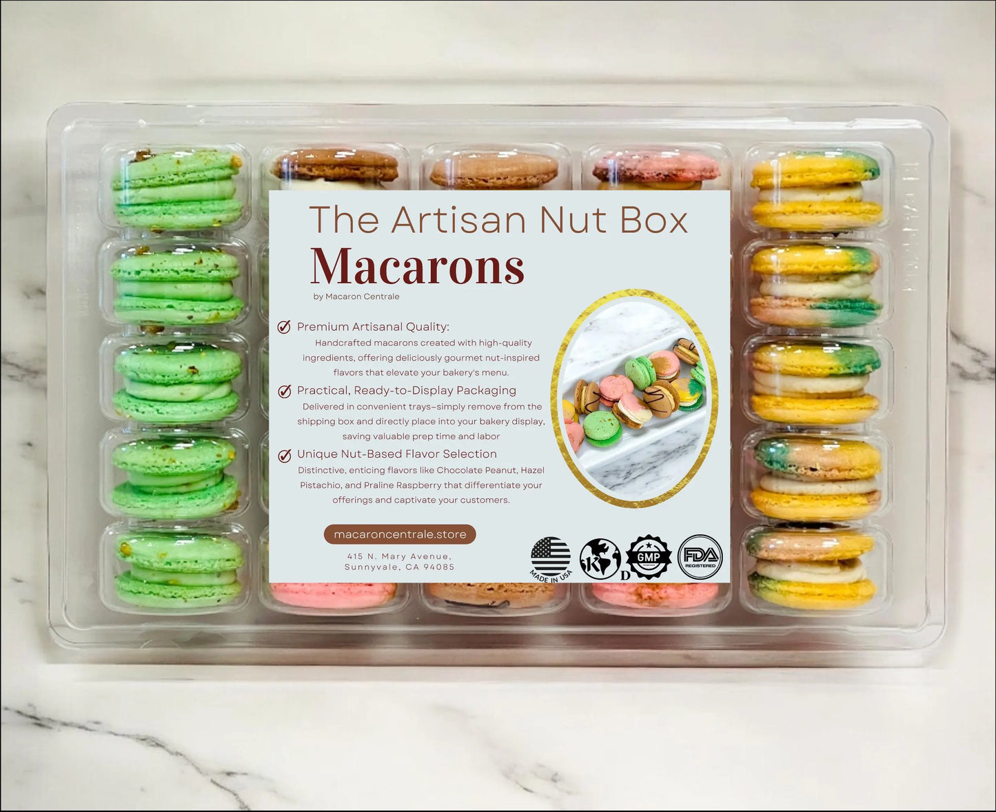 Artisan Nut Box | Macaron Assortment